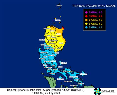 Signal No. 4 up in northeastern part of Cagayan due .